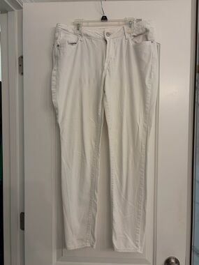 Old Navy White Women's Skinny Jeans